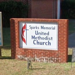 Sparks Memorial United Methodist Church sign