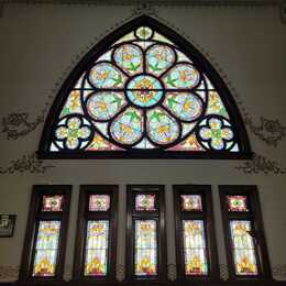 Stained glass window