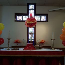 Celebrating Pentecost Sunday at St. Go's!