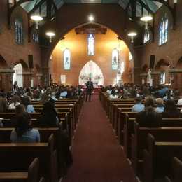 Sunday at Our Lady of Lourdes, Cardonald, Glasgow City, United Kingdom