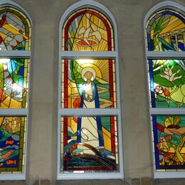 Stained glass windows