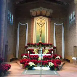 The sanctuary at Christmas