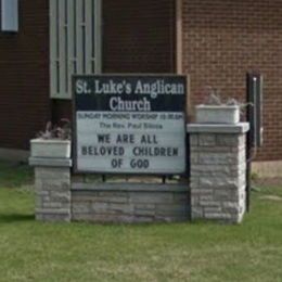 St. Luke's church sign