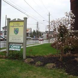 St. James' church sign