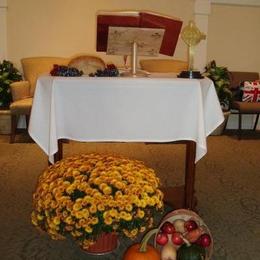 Altar Table - Thanksgiving 2012.