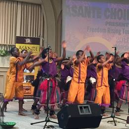 Asante children's choir at ALC