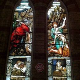 Stained glass at All Saints