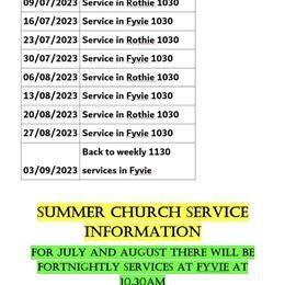 Our 2023 Summer Joint Service Information