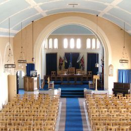 Inside St Andrews Parish Church, Gretna