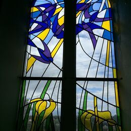 Stained glass window