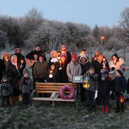 Carol Singing at the Colin Mcleod Memorial Orchard