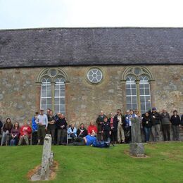 Steeplechase Walk 2017 - resting at Maxton