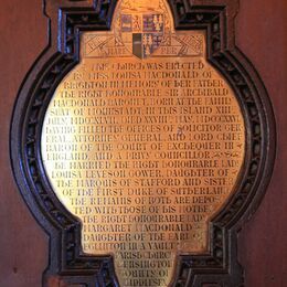 Portree Parish Church plaque