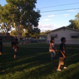 Wednesday Night Sweat N Share in the church park