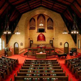 Inside the church