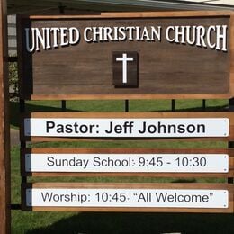 Our church sign