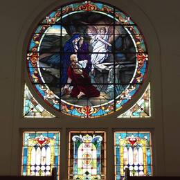 Stained glass window