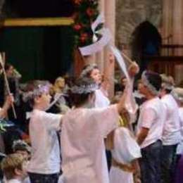 School Nativity Play in Church