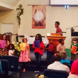 Crossroads' kids celebrating Easter