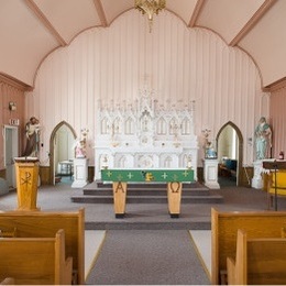 Inside Sts Peter & Paul King's Cove, NL