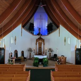 Inside Saint Barnabas Church