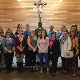 Commissioning Mass at St. Mary's Church in Beaverlodge