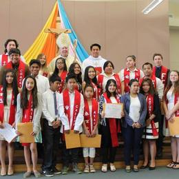 Our Confirmands with Archbishop Pettipas