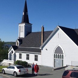 Fr. Pat has his Pentecost red on