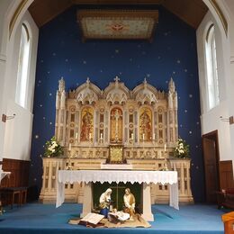 The altar at St John the Evangelist - photo courtesy of Des McGreevy