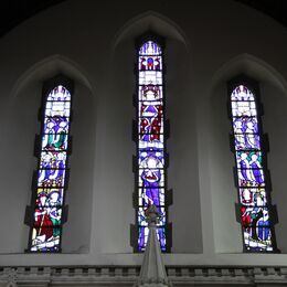 Our Lady of Lourdes Stained Glass