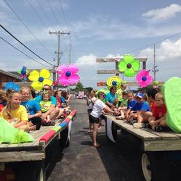 FCC KidzMin wagons are rolling out for the Scott Co. Fair Parade