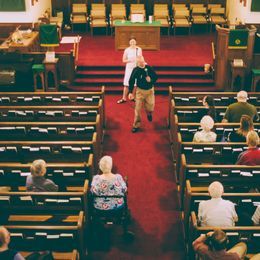 Sunday worship at Lorraine Avenue Mennonite Church