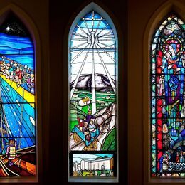 Stained glass windows