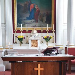 The altar