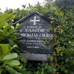 St Michael's Church sign - photo courtesy of Angela Kay Joseph