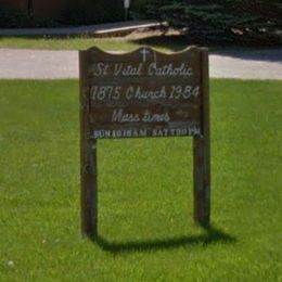 St. Vital church sign