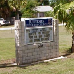 Redeemer Lutheran Church sign