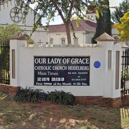 Our Lady of Grace Catholic Church sign