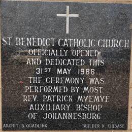 St Benedict Catholic Church, Sebokeng, Gauteng, South Africa