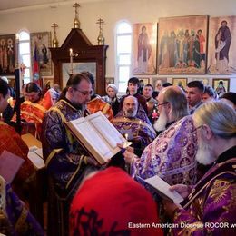 Rite of Holy Unction served at St. George’s Church