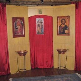 The chapel interior