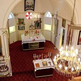 Holy Trinity Orthodox Church interior - photo courtesy of George Penner