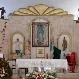 Nuestra Senora  de Guadalupe Parroquia, Tulum, Quintana Roo, Mexico