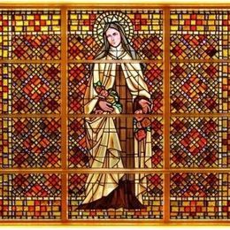 St. Therese of Lisieux stained glass