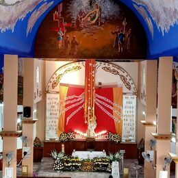 Nuestra Senora de Guadalupe y de la Santa Cruz Parroquia, Santa Maria Huatulco, Oaxaca, Mexico