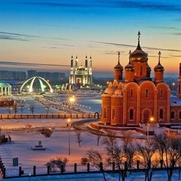 Saint Nicholas Orthodox Cathedral, Aktyubinsk, Aktobe Province, Kazakhstan