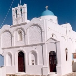 Pammegiston Taxiarchon Orthodox Church, Artemonas, Cyclades, Greece