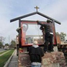 New Holy Rosary Parish Sign