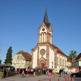 Saints Cosmas and Damian Orthodox Church, Pulversheim, Alsace, France