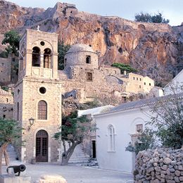 Elkomenos Christos Orthodox Church, Monemvasia, Laconia, Greece